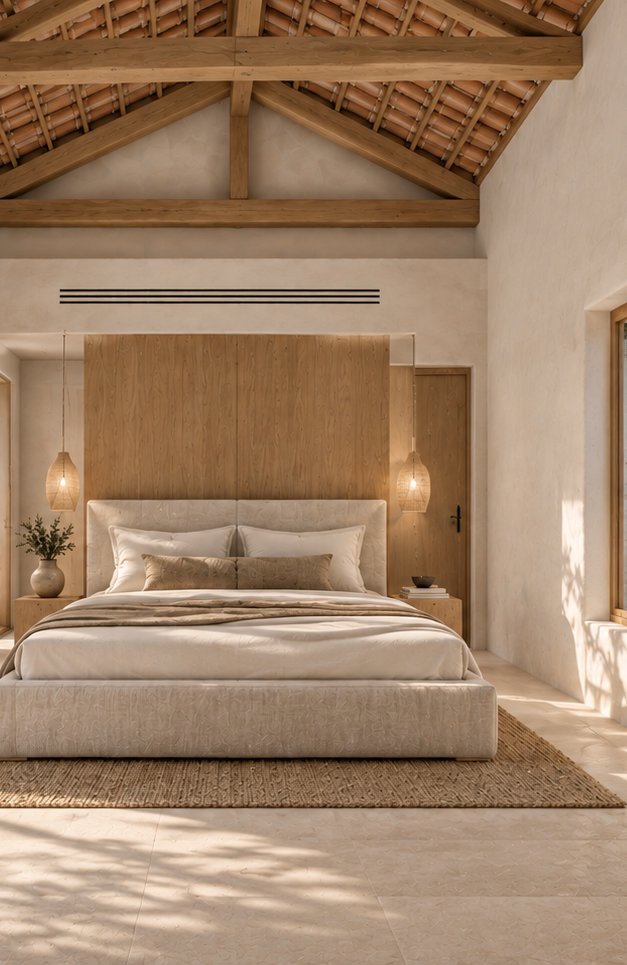 Villa bedroom interior